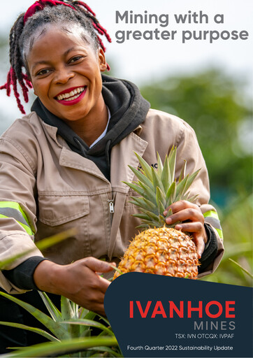 Thumbnail Ivanhoe Mines
 Sustainability Report 2022-q4