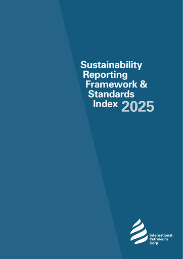 Vorschaubild International Petroleum ESG-Bericht 2025