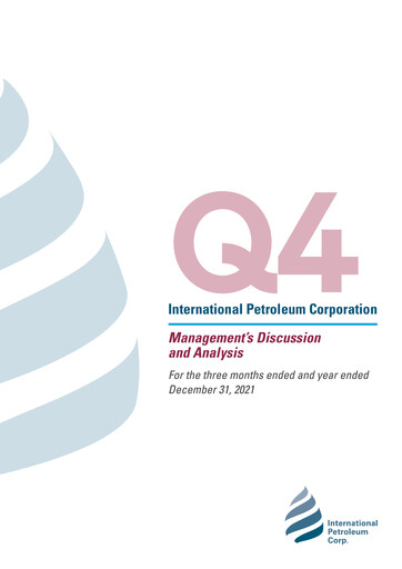 Vorschaubild International Petroleum Finanzbericht 2021