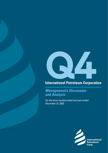 Vorschaubild International Petroleum Finanzbericht 2023