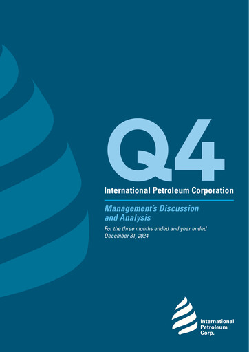 Vorschaubild International Petroleum Finanzbericht 2024