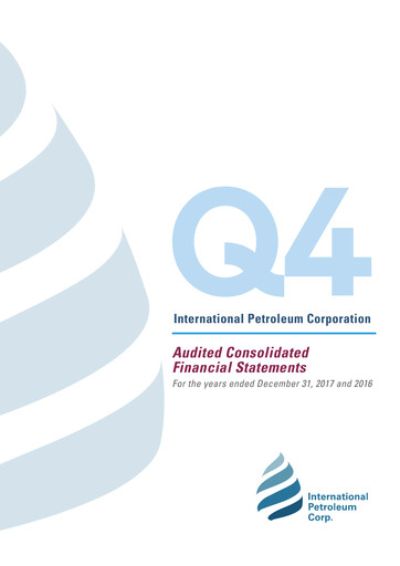 Thumbnail International Petroleum Financial Statement 2017