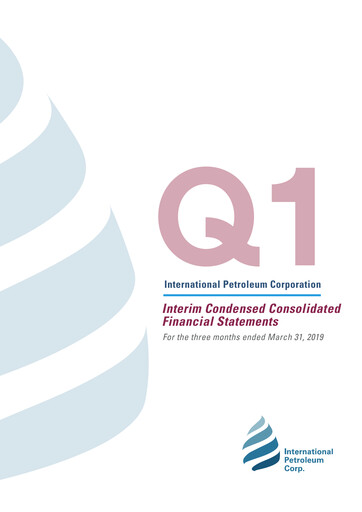 Thumbnail International Petroleum Financial Statement 2019-q1