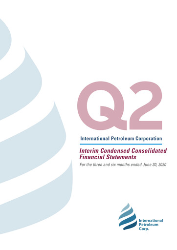 Thumbnail International Petroleum Financial Statement 2020-q2