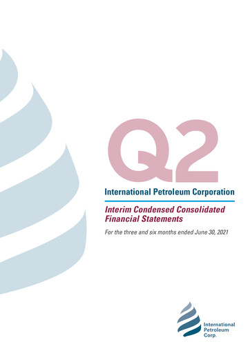 Thumbnail International Petroleum Financial Statement 2021-q2