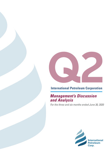 Thumbnail International Petroleum Quarterly Report 2020-q2