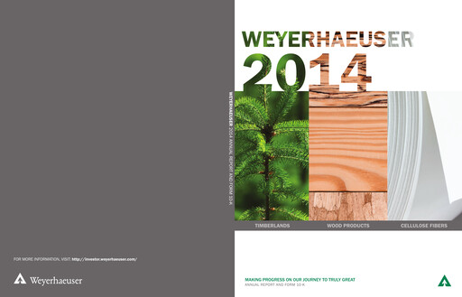 Thumbnail Weyerhaeuser
 Annual Report 2014