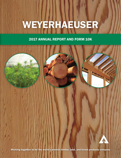 Thumbnail Weyerhaeuser
 Annual Report 2017
