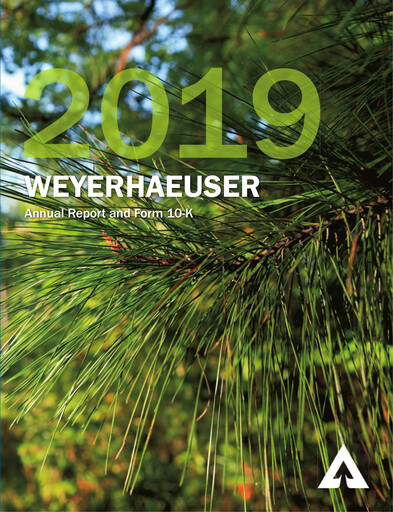 Thumbnail Weyerhaeuser
 Annual Report 2019