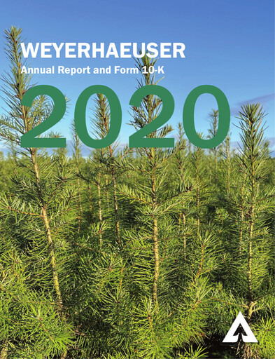Thumbnail Weyerhaeuser
 Annual Report 2020