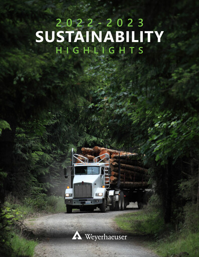 Thumbnail Weyerhaeuser
 Sustainability Report 2022-2023