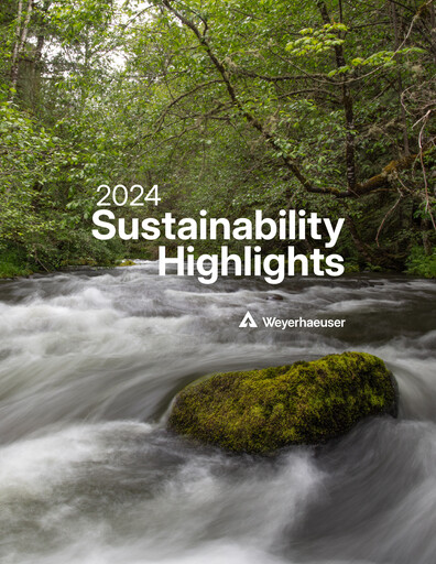 Thumbnail Weyerhaeuser
 Sustainability Report 2024