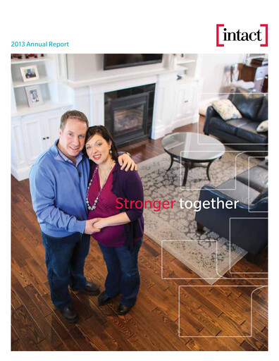 Thumbnail Intact Financial Annual Report 2013