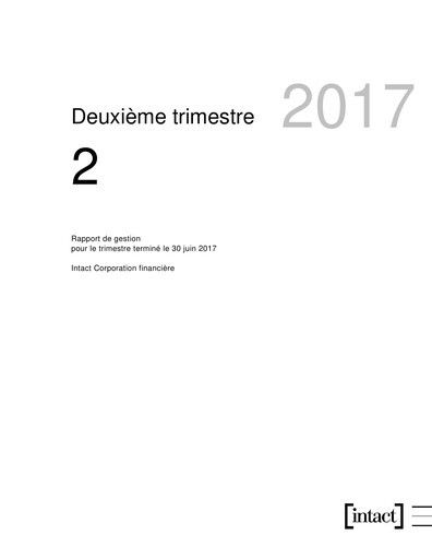 Thumbnail Intact Financial Quarterly Report 2017-q2