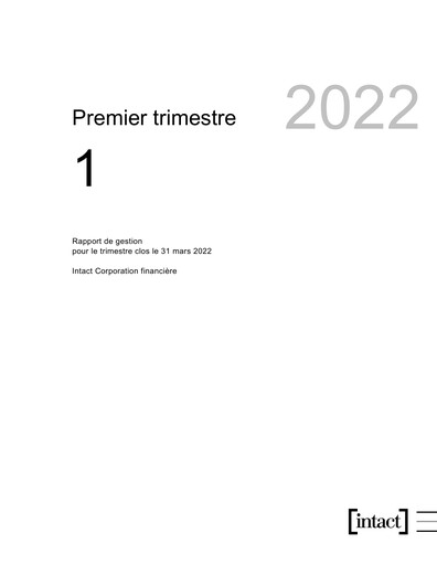 Thumbnail Intact Financial Quarterly Report 2022-q1