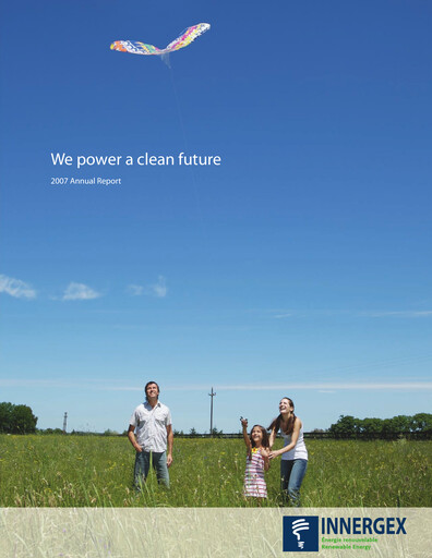 Miniature Innergex Renewable Energy Rapport annuel 2007