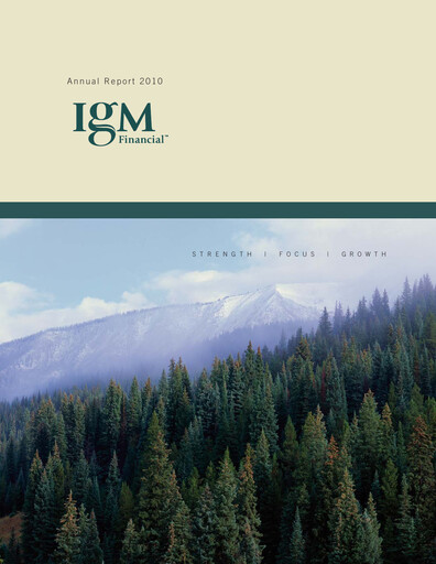 Thumbnail IGM Financial Annual Report 2010