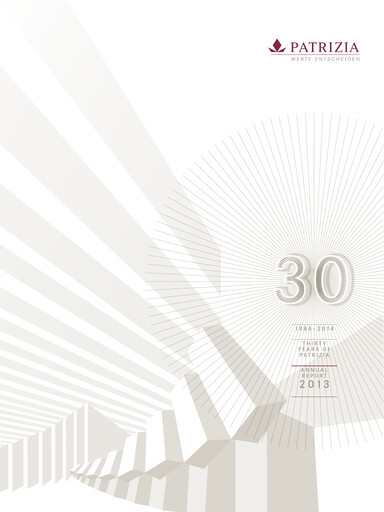 Thumbnail Patrizia Immobilien Annual Report 2013