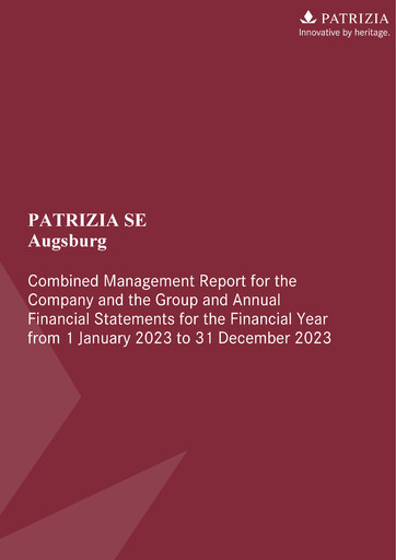 Vorschaubild Patrizia Immobilien Finanzmitteilung 2023