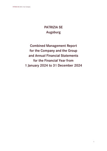 Vorschaubild Patrizia Immobilien Finanzmitteilung 2024