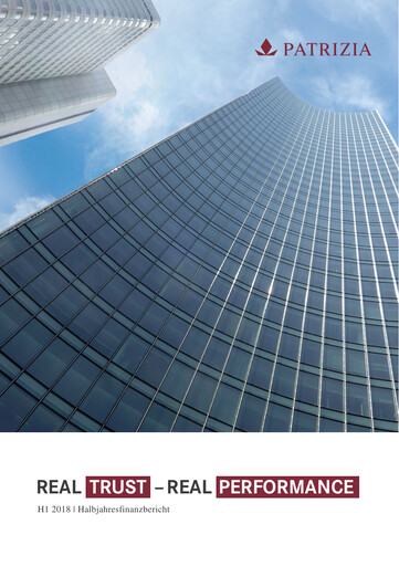 Thumbnail Patrizia Immobilien Half-year Report 2018-h1