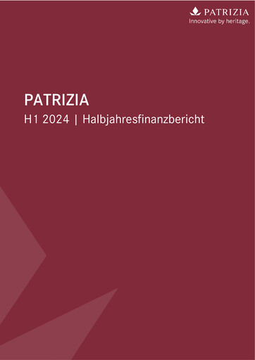 Thumbnail Patrizia Immobilien Half-year Report 2024-h1