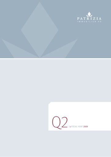 Vorschaubild Patrizia Immobilien Halbjahresbericht 2009