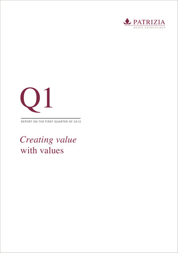 Thumbnail Patrizia Immobilien Quarterly Report 2012-q1