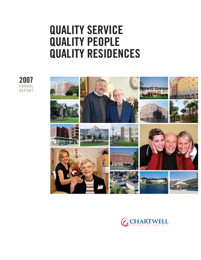 Thumbnail Chartwell Retirement Residences Annual Report 2007