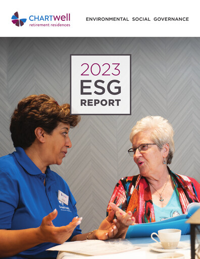 Thumbnail Chartwell Retirement Residences ESG Report 2023