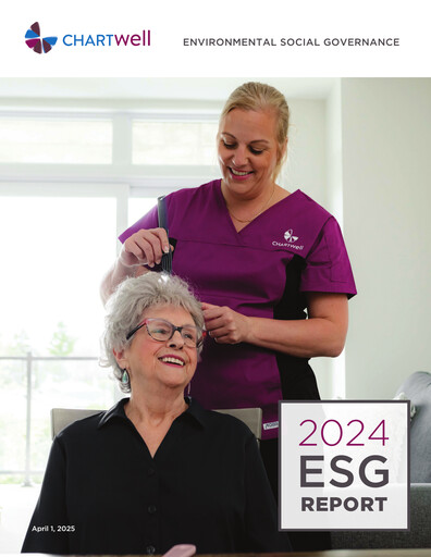 Thumbnail Chartwell Retirement Residences ESG Report 2024