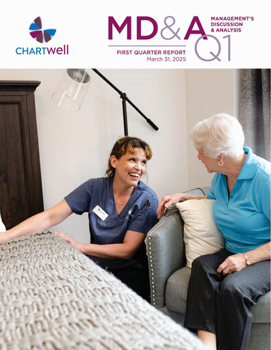 Thumbnail Chartwell Retirement Residences Quarterly Report 2025-q1