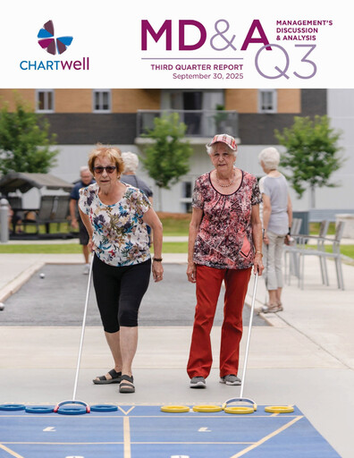 Thumbnail Chartwell Retirement Residences Quarterly Report 2025-q3
