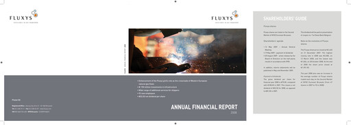 Thumbnail Fluxys Belgium Financial Report 2008