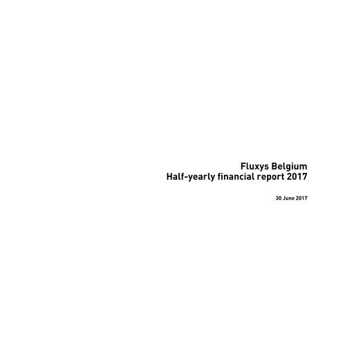 Thumbnail Fluxys Belgium Half-year Report 2017-h1