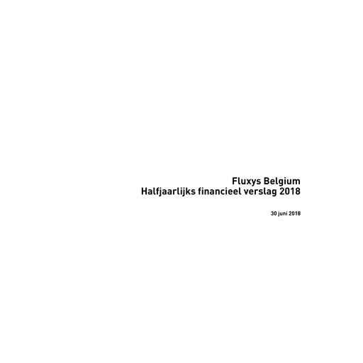 Thumbnail Fluxys Belgium Half-year Report 2018-h1