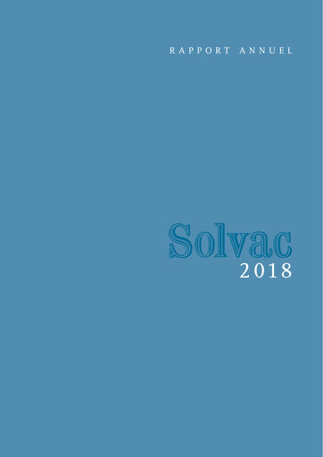 Thumbnail Solvac Annual Report 2018