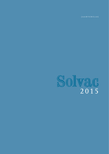 Thumbnail Solvac Annual Report 2015