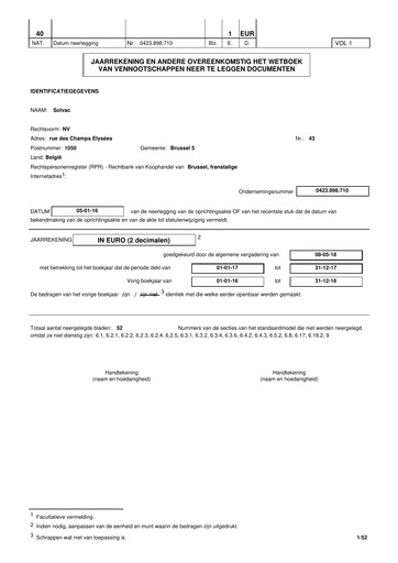 Thumbnail Solvac Financial Statement 2017