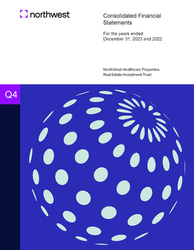 Thumbnail NorthWest Healthcare Properties REIT Financial Statement 2023
