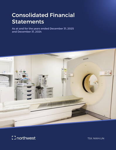 Thumbnail NorthWest Healthcare Properties REIT Financial Statement 2025