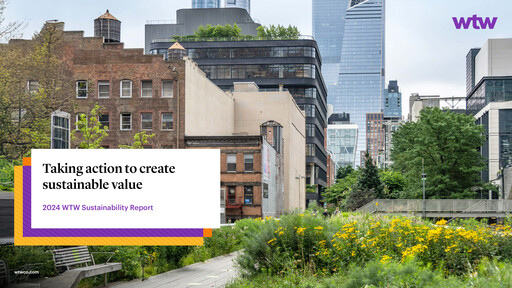 Miniature Willis Towers Watson  Rapport de durabilité 2024