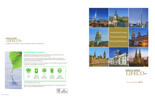 Thumbnail Great-West Lifeco
 Annual Report 2011