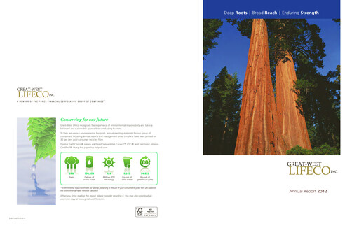 Thumbnail Great-West Lifeco
 Annual Report 2012