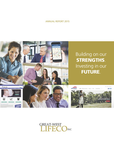 Thumbnail Great-West Lifeco
 Annual Report 2015