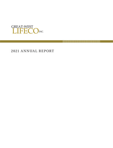 Thumbnail Great-West Lifeco
 Annual Report 2021