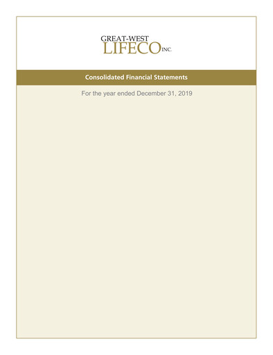 Thumbnail Great-West Lifeco
 Financial Statement 2019