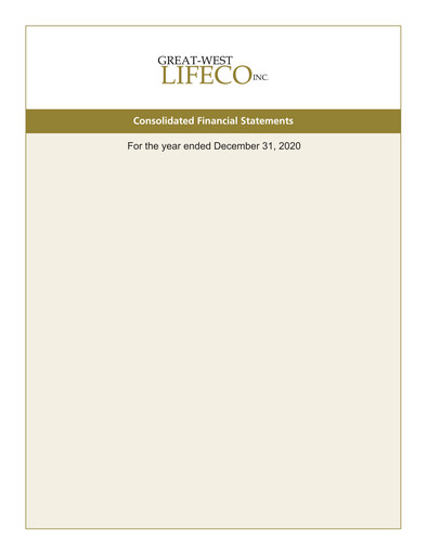 Thumbnail Great-West Lifeco
 Financial Statement 2020