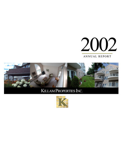 Thumbnail Killam Apartment REIT Annual Report 2002