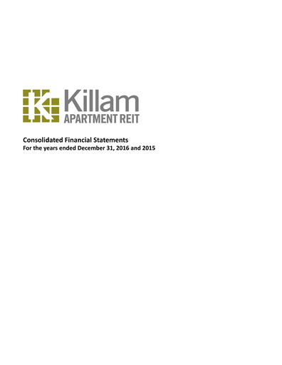 Thumbnail Killam Apartment REIT Financial Statement 2016